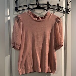 Pink casual top